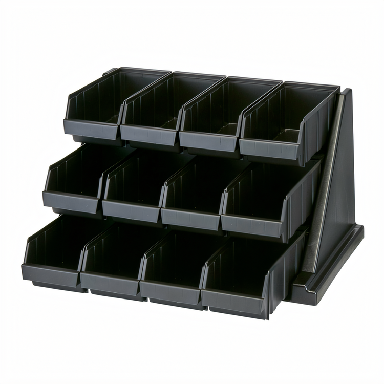 Product image #1 for Cambro Versa 12-Bin Wall-Mount Condiment Organizer Rack