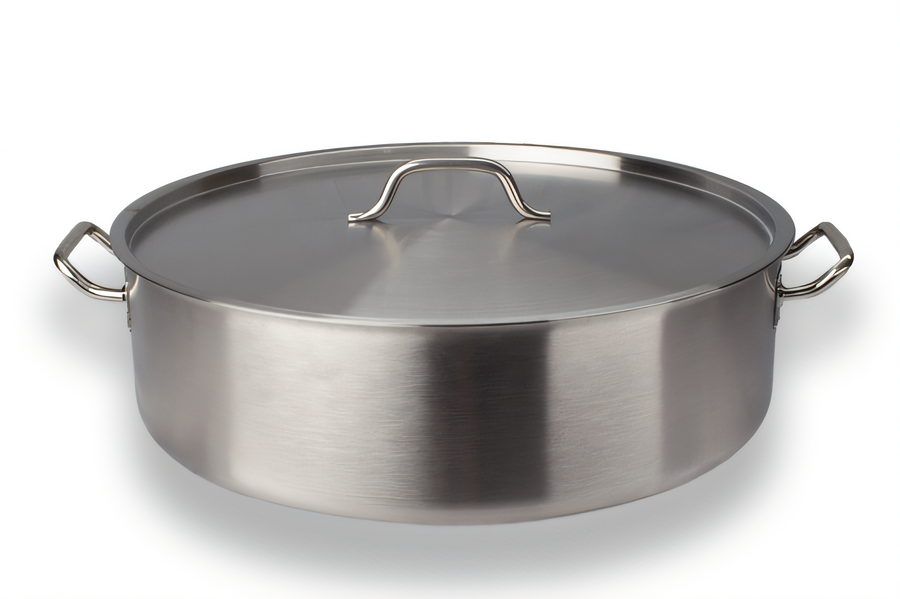 Product image #1 for Crestware 30 Qt Stainless Steel Brazier with Cover