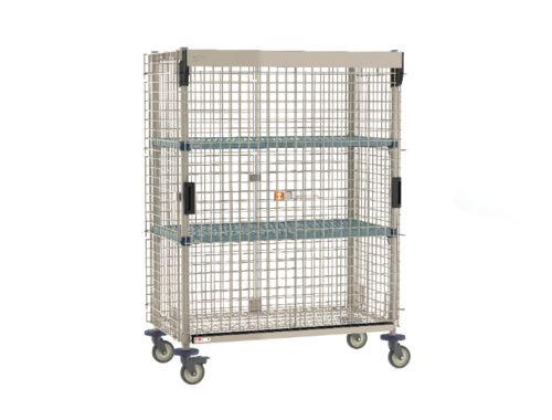 Product image #1 for Metro SlideSecure MetroMax Mobile Wire Security Cage with Sliding Doors