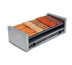 Thumbnail image #1 for Nemco Roll-A-Grill Slanted Hot Dog Roller Grill with GripsIt-Coated Rollers, 27 Hot Dog Capacity, 220V