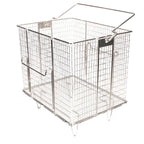 Thumbnail image #1 for Henny Penny 55424@PF Full-Size Nickel-Plated Steel Fryer Basket with Bail Handle, Medium Mesh, for PFE-561 Pressure Fryer