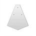 Thumbnail image #1 for Krowne Royal Series 45° Front (Outside) Stainless Steel Corner Filler for Drink Rails