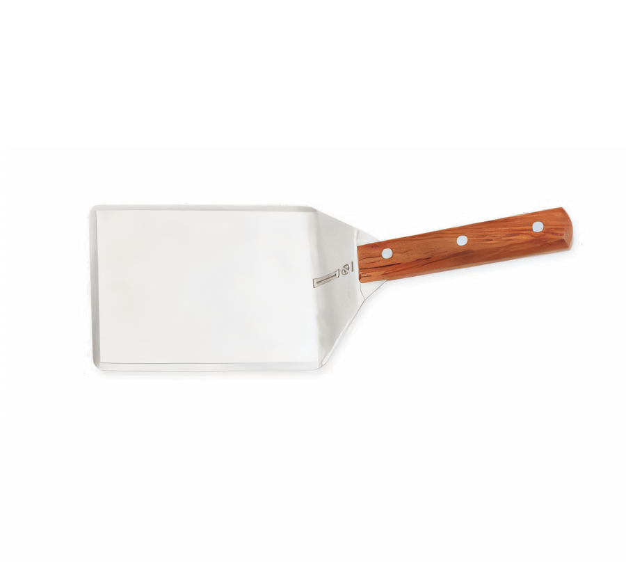 Product image #1 for Mundial Heavy Duty 6 x 5-Inch Beveled Edge Steak & Hamburger Turner with Stainless Steel Blade and Wood Handle