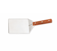Mundial Heavy Duty 6 x 5-Inch Beveled Edge Steak & Hamburger Turner with Stainless Steel Blade and Wood Handle