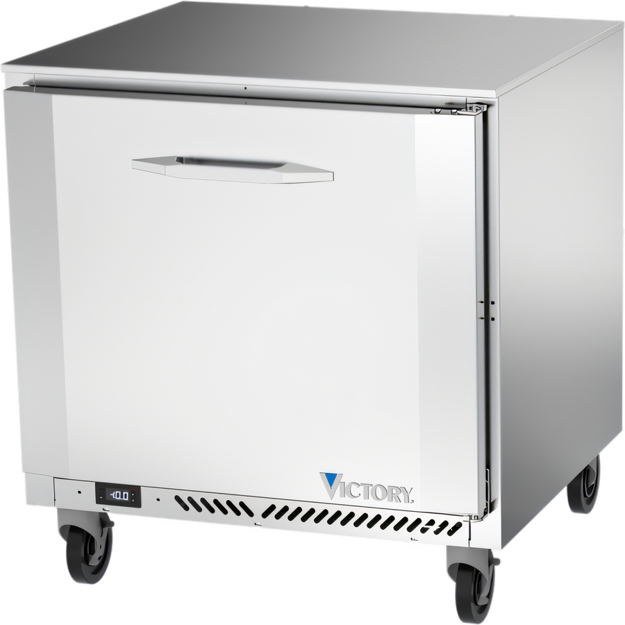 Product image #1 for Victory Refrigeration VUF32HC 32-Inch Undercounter Freezer, 1-Section, Rear-Mounted Self-Contained Refrigeration, 7.22 Cu. Ft.