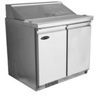 Thumbnail image #1 for Serv-Ware 36-Inch 10-Pan Refrigerated Sandwich Prep Table, 115V
