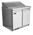 Thumbnail image #1 for Serv-Ware 36-Inch 10-Pan Refrigerated Sandwich Prep Table, 115V