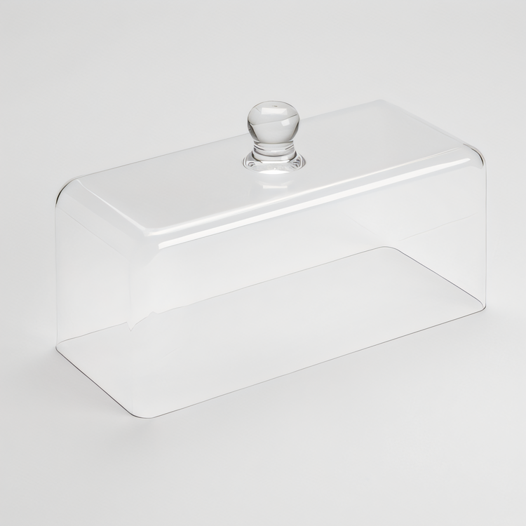 Product image #1 for American Metalcraft Rectangular Clear Polycarbonate Dome Cover, 13-1/2 Inch Long