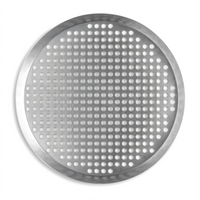 Vollrath 14-Inch Round Extra Perforated Press Cut Tapered/Nesting Aluminum Pizza Pan