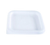 Thumbnail image #1 for Crestware Square White Polyethylene Food Storage Container Lid for 12 Qt Containers