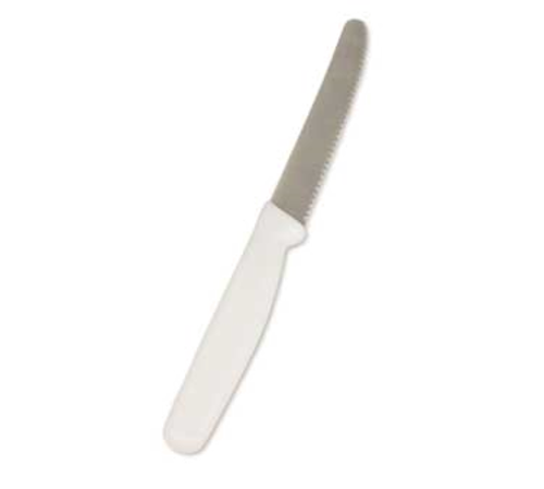 Product image #1 for Crestware 4-Inch Serrated Utility Knife with White Polypropylene Handle