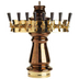 Thumbnail image #1 for Vienna Countertop Single-Column Glycol-Cooled Ceramic Draft Beer Tower with 8 Stainless Steel Faucets