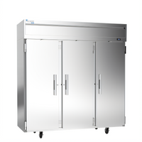 Victory Elite 3-Section Top-Mount Reach-In Freezer, 69.1 Cu. Ft., Stainless Steel Front
