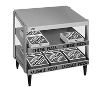 Hatco Glo-Ray Countertop Pass-Thru Pizza Warmer with Double Slant Shelf and Incandescent Lighting, 48 Inch x 18 Inch Deep