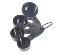 Get-A-Grip 4-Piece Measuring Cup Set with Soft-Grip Handle