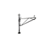 Thumbnail image #1 for Eagle Group Valu-Gard Green Epoxy Adjustable Post Wire Wall Mount Prepackaged End Unit Kit for 24-Inch Shelves
