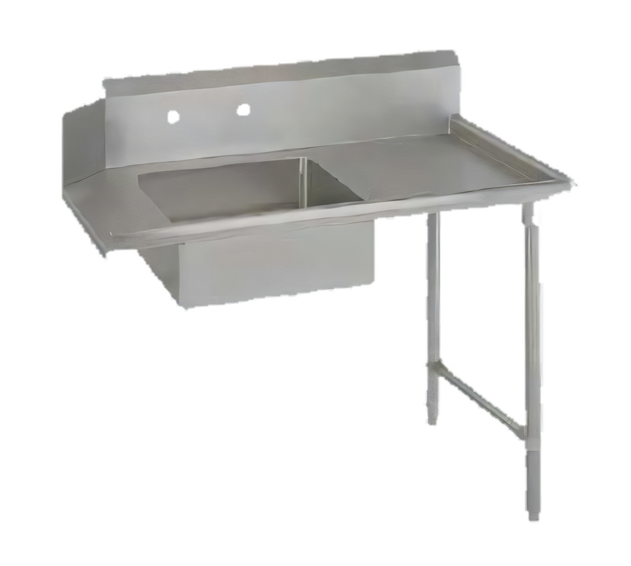 Product image #1 for John Boos Pro-Bowl 36-Inch Straight Soiled Dish Table with Right-to-Left Operation and 20-Inch Pre-Rinse Sink Bowl