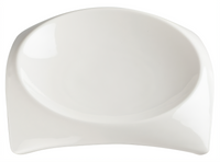 Ardesia Carzola 7-3/4-Inch Square Porcelain Pasta Bowl, 10 oz, Bright White