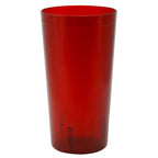 Thumbnail image #1 for Alegacy Foodservice Products PT32R 32 oz Red Textured SAN Plastic Tumbler Case of 12