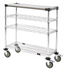 Thumbnail image #1 for Quantum Wine Display/Worktable Cart with Casters, 36W x 14D x 40H, 1200 lb Capacity
