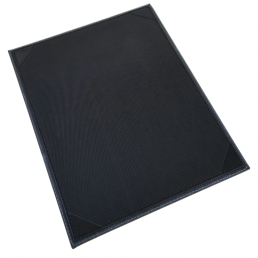 Product image #1 for Winco Single Letter-Size Leather-Like Menu Cover, Gray
