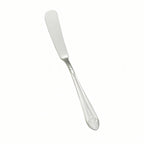 Thumbnail image #1 for Winco Peacock 0031-12 6-3/4-Inch Butter Spreader, 18/8 Stainless Steel, Extra Heavyweight, Mirror Finish Case of 25