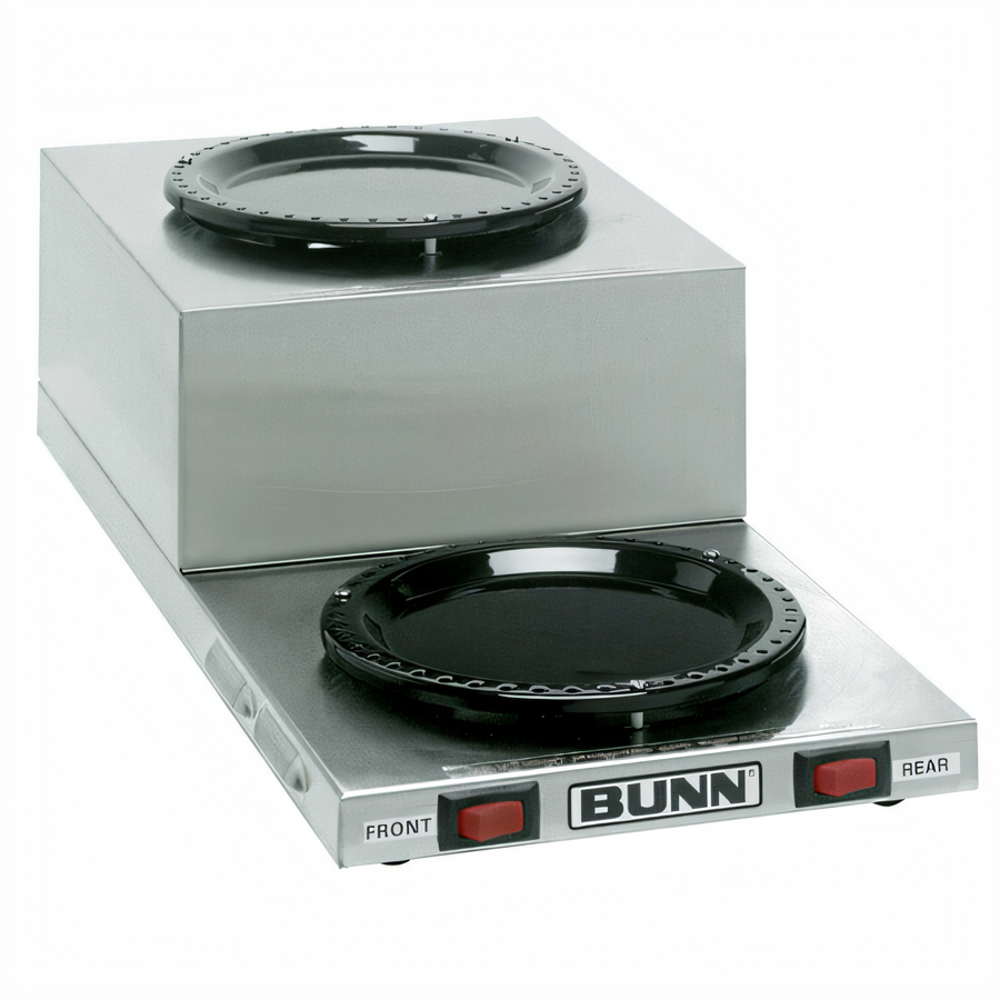 Product image #1 for BUNN WL2 Double Station Low-Profile Coffee Pot Warmer, 120V