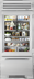 Thumbnail image #1 for 36-Inch One-Section Reach-In Refrigerator/Freezer Column with Built-In Ice Maker, Low-E Glass Door, and Stainless Drawer