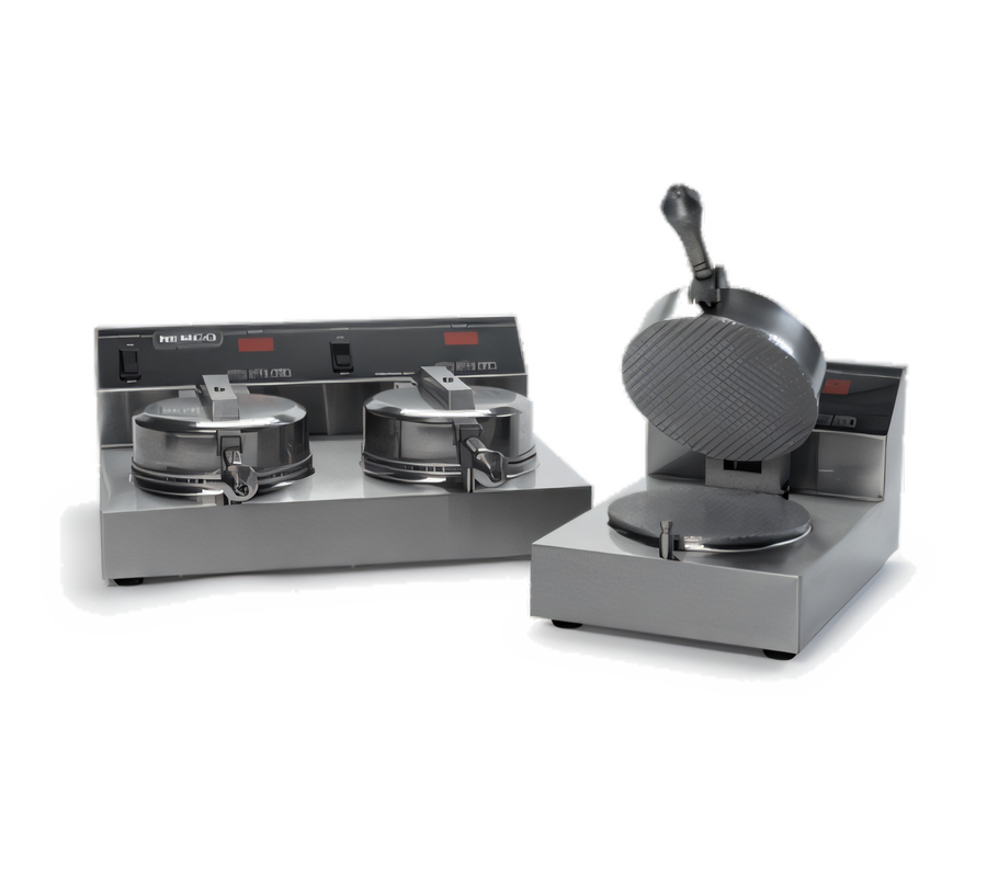 Product image #1 for Nemco Dual Countertop Waffle Cone Baker with 7-Inch Fixed Cast Aluminum Grids, Digital Controls, 240V