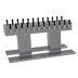Thumbnail image #1 for Glastender Double-Sided Glycol-Cooled Draft Dispensing Tower, 24 Faucets, 2 Columns, Countertop, Grainline Finish