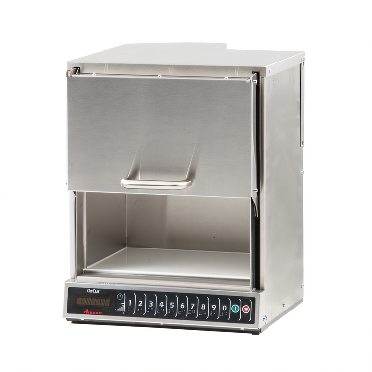 Product image #1 for Amana Commercial OnCue Heavy Volume Countertop Microwave Oven, 0.319 Cu. Ft., 2400W