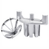Thumbnail image #1 for Winco Kattex FWS-8BK 8-Section Fruit Wedger & Blade Replacement Set for FWS-Series, NSF