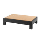 Thumbnail image #1 for Vollrath V904850 Short-Height Rectangular Wood Display Table with Full-Size Hardwood Cutting Board
