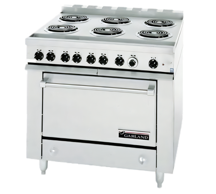 Product image #1 for Garland 36E Series 36-Inch Heavy-Duty Electric Open Element Top Range with Standard Oven