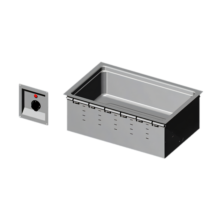 Product image #1 for Vollrath Bottom-Mount Drop-In Wet Hot Food Well, 1 Full-Size Pan, 208-240V, 72-Inch Remote Thermostatic Control