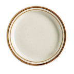 Thumbnail image #1 for CAC China Arizona AZ-7 Ceramic Round Plate, 7-1/8" Diameter, Narrow Rim Case of 3 Dozen