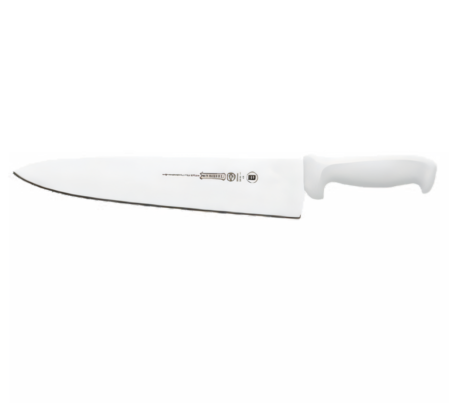 Product image #1 for Mundial 12-Inch Cook's Knife with High Carbon Steel Blade and White Polypropylene Handle