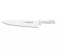 Mundial 12-Inch Cook's Knife with High Carbon Steel Blade and White Polypropylene Handle