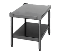 Jade Range ST-24 24-Inch Stainless Steel Equipment Stand with Open Base and Bottom Shelf