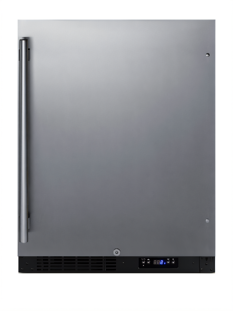 Product image #1 for Summit Appliance ALFZ51 24-Inch Undercounter Upright All-Freezer, 4 Cu. Ft., Stainless Steel Door