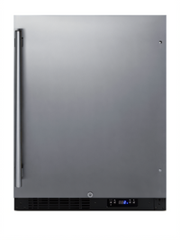 Summit Appliance ALFZ51 24-Inch Undercounter Upright All-Freezer, 4 Cu. Ft., Stainless Steel Door