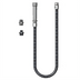 Thumbnail image #1 for T&S Brass B-0044-H5 44-Inch Flexible Stainless Steel Pre-Rinse Replacement Hose with Heat-Resistant Handle and Adapters
