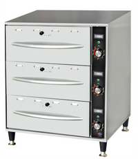 Castle 3-Drawer Freestanding Insulated Food Warming Drawer