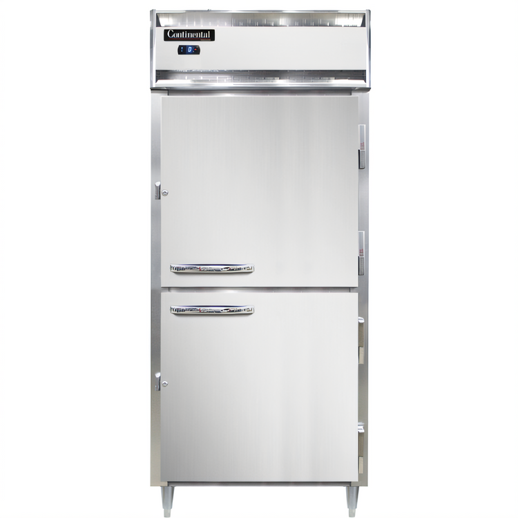 Product image #1 for Continental Refrigerator D1FXSNSSHD Designer Line One-Section Extra-Wide Shallow Depth Reach-In Freezer