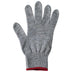 Thumbnail image #1 for Winco Small ANSI A5 Cut-Resistant Glove, Gray with Red Wristband