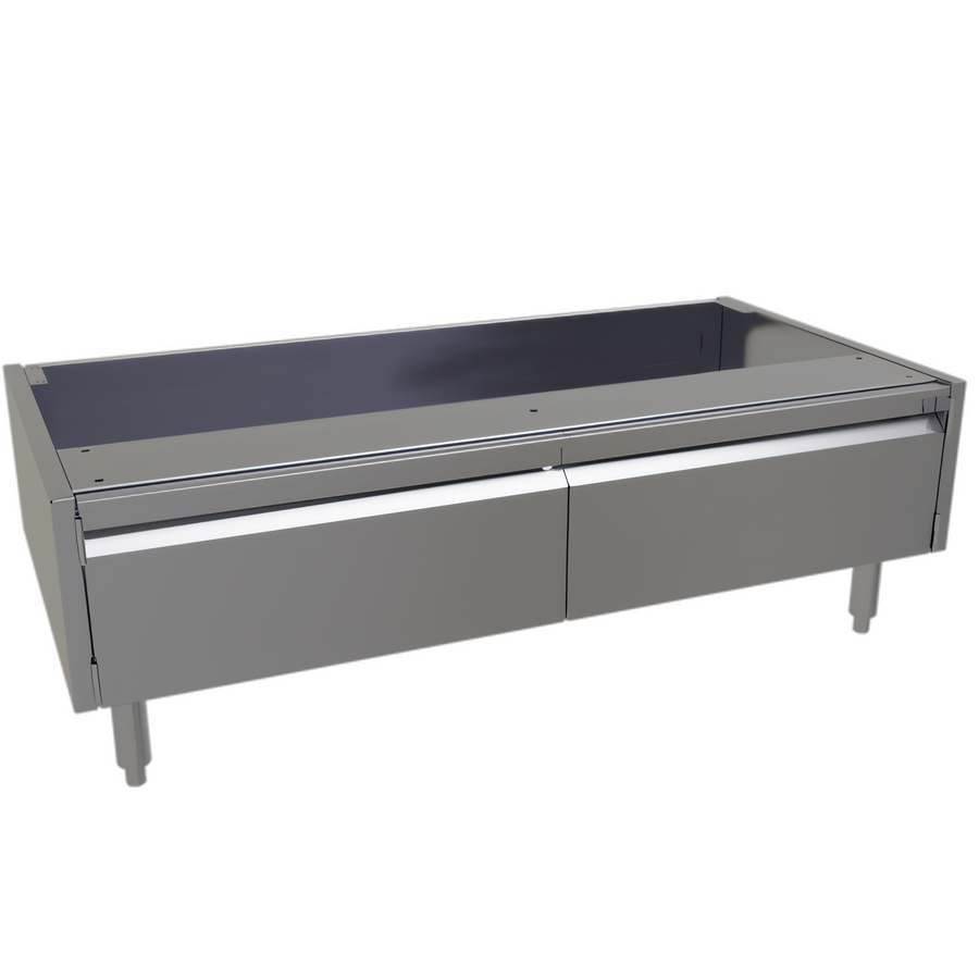 Product image #1 for Glastender ACB-48 Underbar Add-On Cabinet Base with Double Doors, 48W x 24D x 16H