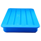 Thumbnail image #1 for CFS Brands CaterCooler PC66014 Reusable Blue Refrigerant Gel Insert for Cateraide Pan Carriers, BPA-Free Polyethylene Shell