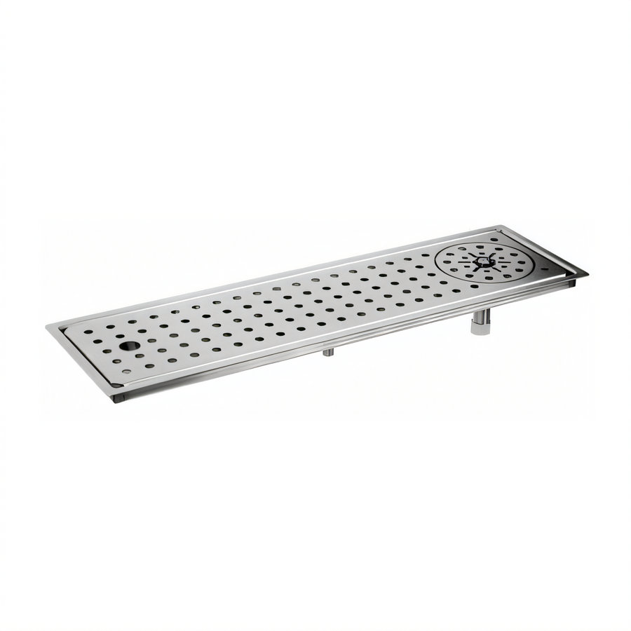 Product image #1 for Glastender 18-Inch Stainless Steel Drop-In Rinser Faucet Drain Tray