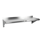 Thumbnail image #1 for John Boos Stallion BHS1824 Wall-Mounted Stainless Steel Shelf, 24 x 18 x 13 Inches, 1-1/2 Inch Rear Up-Turn, Satin Finish