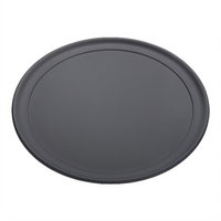 American Metalcraft EZ-Release 17 Inch Round Wide Rim Flat-Bottom Aluminum Pizza Pan